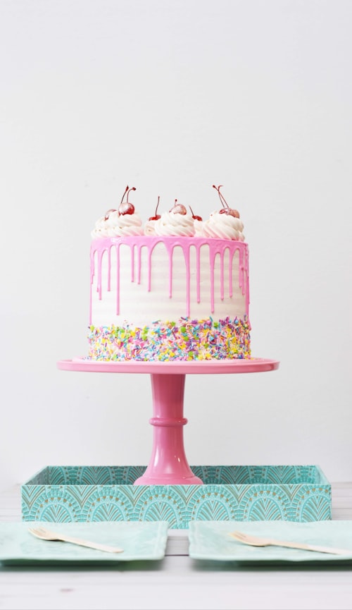 Golden Anniversary Cake